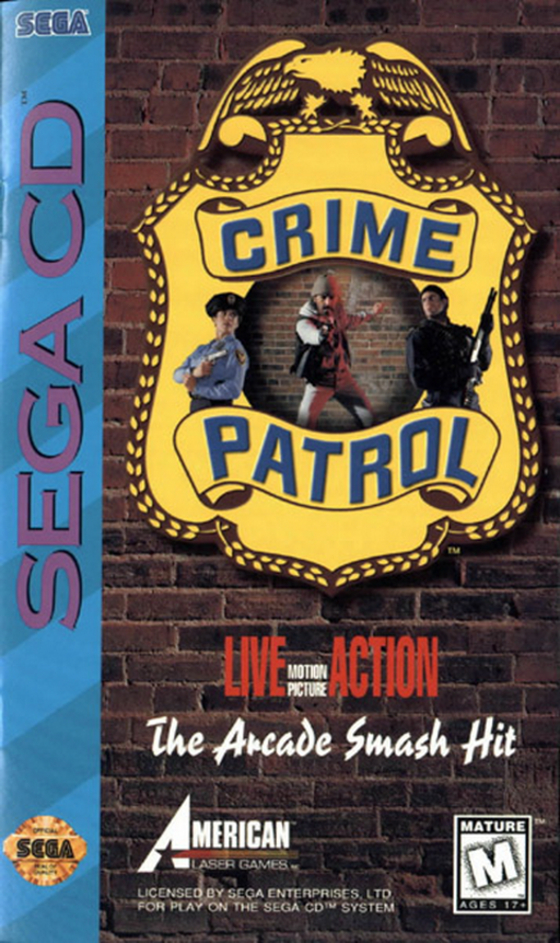 Crime Patrol (USA) Sega CD Game Cover